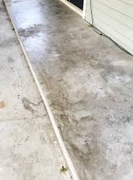 Before And After Painted Concrete Patio