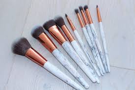 lily england marble luxe brush set