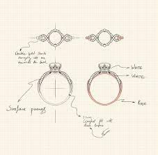 quick sketches of your jewelry concept