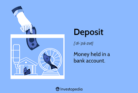 what is a deposit definition meaning