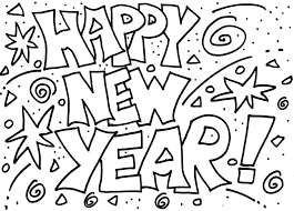 This coloring page is a simple printable even preschoolers will enjoy. Happy New Year 2020 Coloring Pages Coloring Home