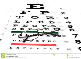 Eye Chart Stock Image Image Of Eyeglasses Frames