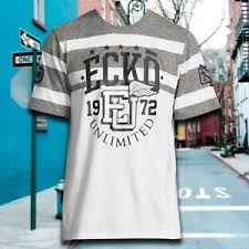 Details About Ecko Unltd Authentic Striped Crew Neck Short Sleeve Gray T Shirt Size S 70026