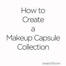 makeup capsule collection