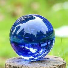 Blue Magic Crystal Ball 3d Glass Sphere