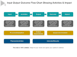 Input Output Outcome Flow Chart Showing Activities And