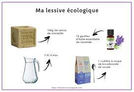 ma lessive écologique au savon de