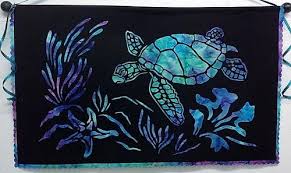 Sea Turtle Panel Laser Cut Stained