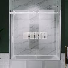 Exbrite Bathtub Shower Door 56 60 W X