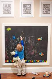 Diy Magnetic Chalkboard Wall The