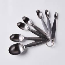 stainless steel oval mering spoons