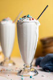 dairy free vanilla funfetti milkshake