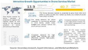 drone services market size share