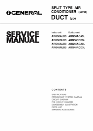 air conditioner service manual