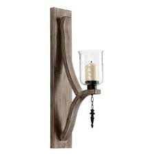 Wood Candle Sconce Wall Candles