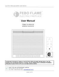 Easy Top Febo Flame 14in 28 078 User