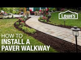 Design And Install A Paver Walkway