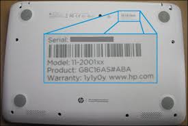 Hp Notebook Pcs How Do I Find My Product Name Or Number