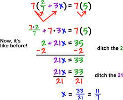 Solving Equations Math