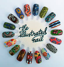 nail art ankara print nails by the
