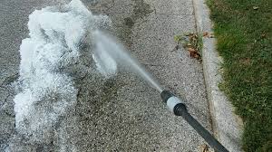 However, oil from your transmission or any other part of the engine will come off the asphalt easily with a simple solution of soap and water. How To Remove Dried Automotive Oil Stains On Driveway Concrete Bricks Power Washer Method Youtube