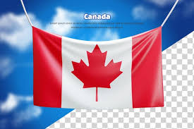 canada or 3d canada waving banner flag