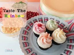 taste the rainbow skittles cupcakes a