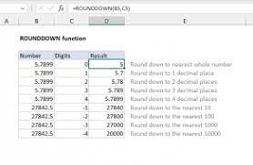 excel round function exceljet