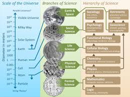 The Scale Of The Universe Mapped To The Branches Of Science