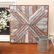 Diy Wood Quilt Square Knock Off The