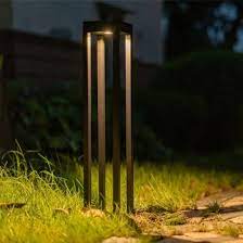 lawn lighting pole led light and flower