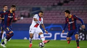 The midfielder appeared set to head to the camp nou after. Champions League Kylian Mbappe S Hat Trick Inspires Psg To 4 1 Win Over Lionel Messi S Barcelona Football News India Tv