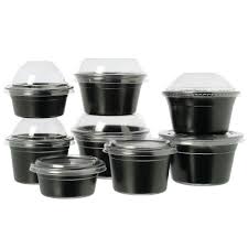 Maybe you would like to learn more about one of these? 5 8 Oz Black Insulated Soup Cup Clear Flat Lid