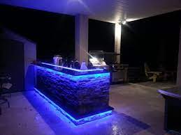 Outdoor Kitchens With Led Lighting