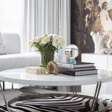 decorate and style a coffee table