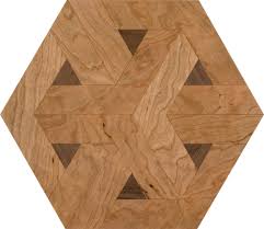 modern hexagon wood parquet flooring