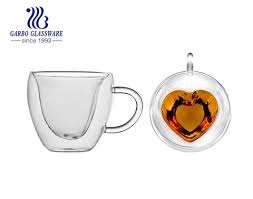 Tea Cups Double Wall Glass