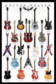 Poster Guitar Heaven Wall Art Gifts