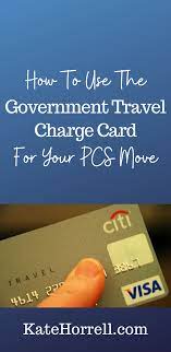 using a government travel charge card