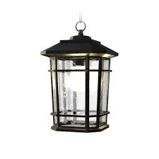 Black Dimmable Outdoor Pendant Light