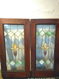 stained glass windows pair stained