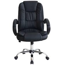 Teknik goliath duo heavy duty cream leather faced executive chair stylish piping. Chairs Stools Business Industrial Vidaxl Office Chair Pu Leather Executive Swivel Computer Furniture Black Cream