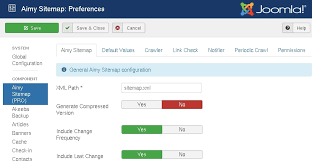 aimy sitemap joomla 5 4 3