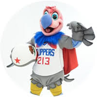 No one has seemed to notice. Clippers Mascot Chuck La Clippers Los Angeles Clippers