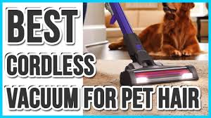 best cordless vacuum for pet hair and
