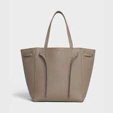SMALL CABAS PHANTOM IN SOFT GRAINED CALFSKIN - TAUPE | CELINE