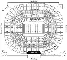 Redskins Stadium Map Elegant Ga Dome Seating Chart