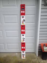 Mickey Mouse Growth Chart By Thestarfishhouse On Etsy