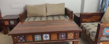 Wooden Sofa Set Table Offers February