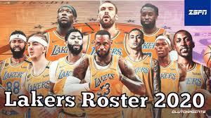 lakers roster 2020 lakers news 2020